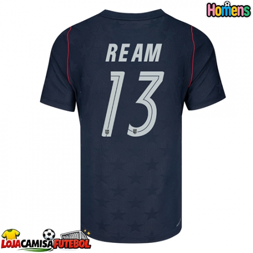 Camisa de Futebol Estados Unidos Tim Ream #13 Equipamento Secundário Mundo 2026 Manga Curta